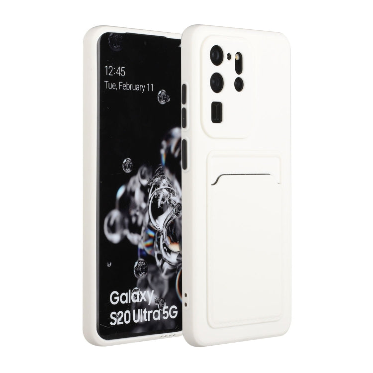 Card Slot Design Shockproof TPU Protective, For Samsung Galaxy S20+, For Samsung Galaxy S20 Ultra, For Samsung Galaxy S20 FE, For Samsung Galaxy S21 5G