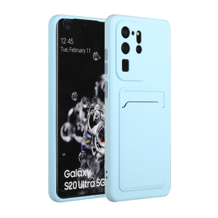 Card Slot Design Shockproof TPU Protective, For Samsung Galaxy S20+, For Samsung Galaxy S20 Ultra, For Samsung Galaxy S20 FE, For Samsung Galaxy S21 5G