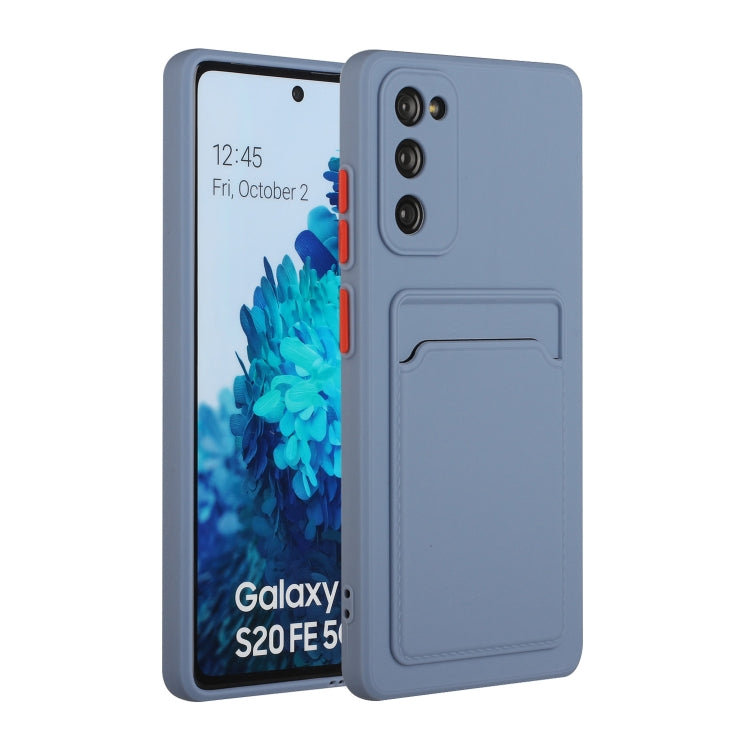Card Slot Design Shockproof TPU Protective, For Samsung Galaxy S20+, For Samsung Galaxy S20 Ultra, For Samsung Galaxy S20 FE, For Samsung Galaxy S21 5G