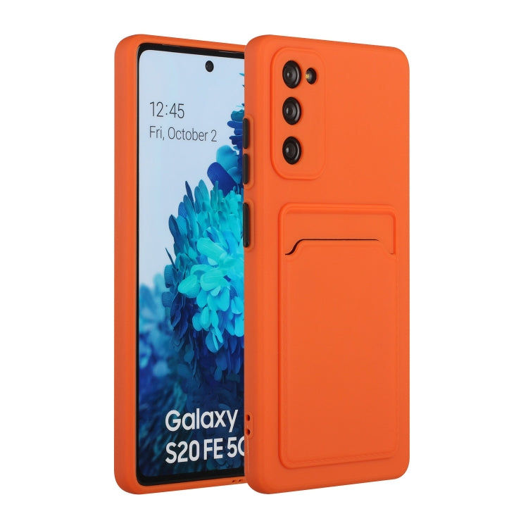Card Slot Design Shockproof TPU Protective, For Samsung Galaxy S20+, For Samsung Galaxy S20 Ultra, For Samsung Galaxy S20 FE, For Samsung Galaxy S21 5G
