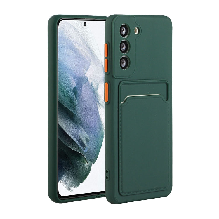 Card Slot Design Shockproof TPU Protective, For Samsung Galaxy S20+, For Samsung Galaxy S20 Ultra, For Samsung Galaxy S20 FE, For Samsung Galaxy S21 5G