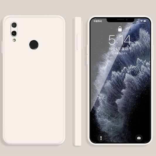 Solid Color Imitation Liquid Silicone Straight Edge Dropproof Full Coverage Protective Case, For Huawei Enjoy 9 Plus, For Huawei Enjoy 10e, For Huawei Enjoy 10 Plus, For Huawei Enjoy 10s, For Huawei Enjoy 20 Pro