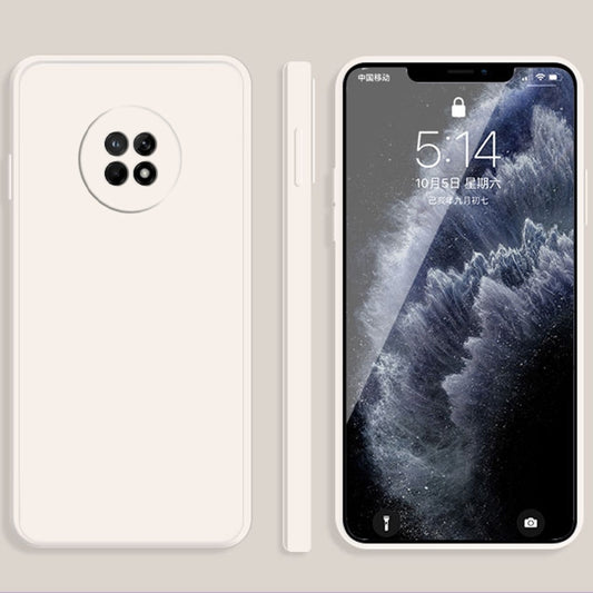 Solid Color Imitation Liquid Silicone Straight Edge Dropproof Full Coverage Protective Case, For Huawei Enjoy 20 Plus 5G, For Honor 10, For Honor 20, For Honor 20i, For Honor 20 Pro