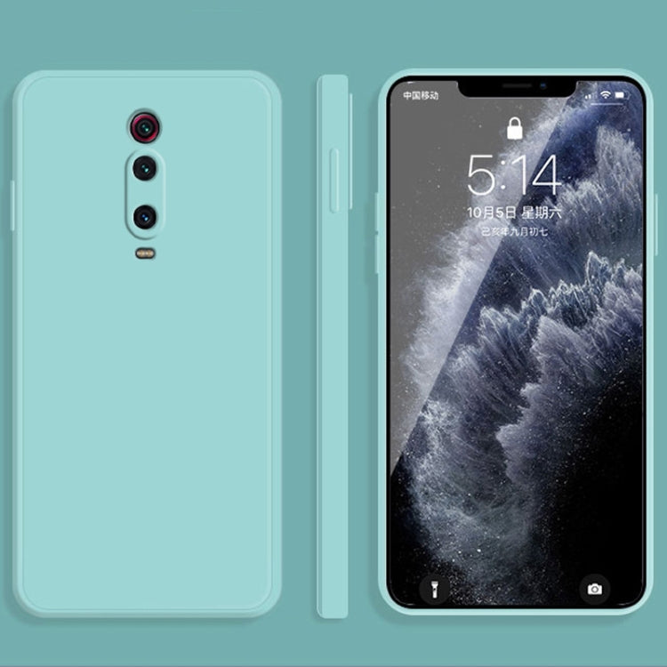 Solid Color Imitation Liquid Silicone Straight Edge Dropproof Full Coverage Protective Case, For Xiaomi Redmi K20, For Xiaomi Redmi Note 9 4G