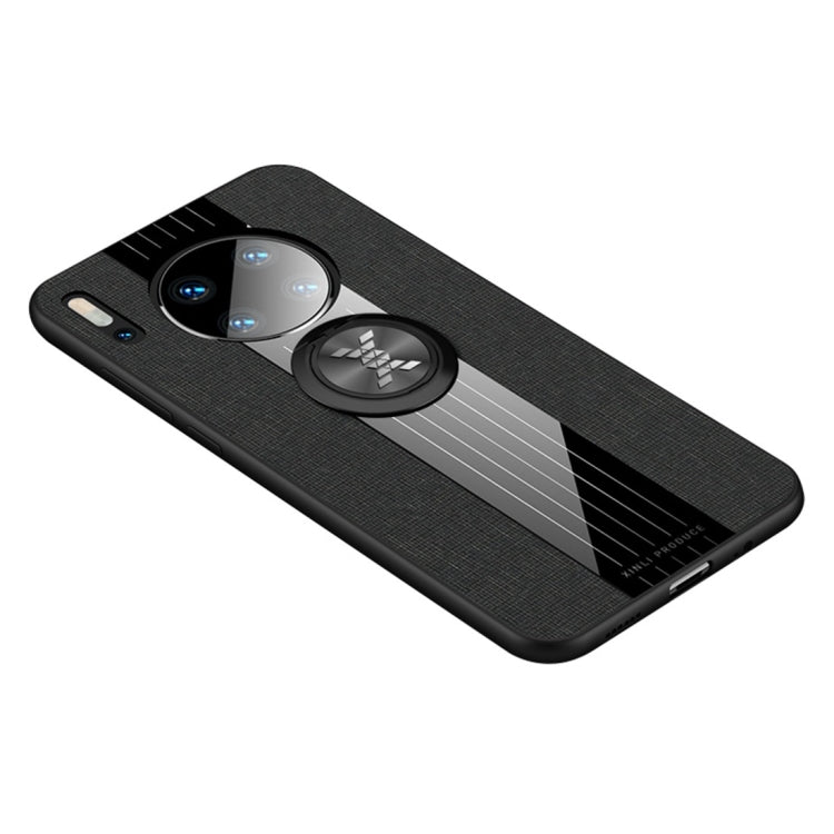 XINLI Stitching Cloth Textue Shockproof TPU Protective Case with Ring Holder, For Huawei Mate 8, For Huawei Mate 9, For Huawei Mate 10, For Huawei Mate 10 Pro, For Huawei Mate 20, For Huawei Mate 20 X, For Huawei Mate 30, For Huawei nova 2s            ...