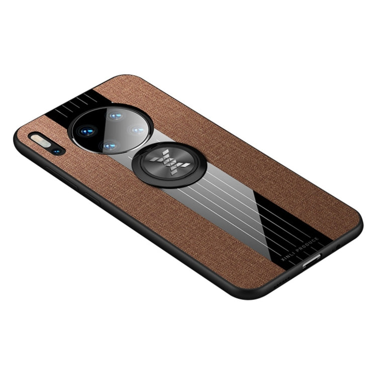 XINLI Stitching Cloth Textue Shockproof TPU Protective Case with Ring Holder, For Huawei Mate 8, For Huawei Mate 9, For Huawei Mate 10, For Huawei Mate 10 Pro, For Huawei Mate 20, For Huawei Mate 20 X, For Huawei Mate 30, For Huawei nova 2s            ...