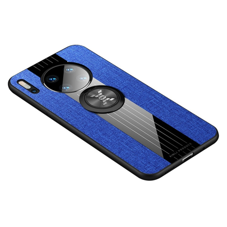 XINLI Stitching Cloth Textue Shockproof TPU Protective Case with Ring Holder, For Huawei Mate 8, For Huawei Mate 9, For Huawei Mate 10, For Huawei Mate 10 Pro, For Huawei Mate 20, For Huawei Mate 20 X, For Huawei Mate 30, For Huawei nova 2s            ...