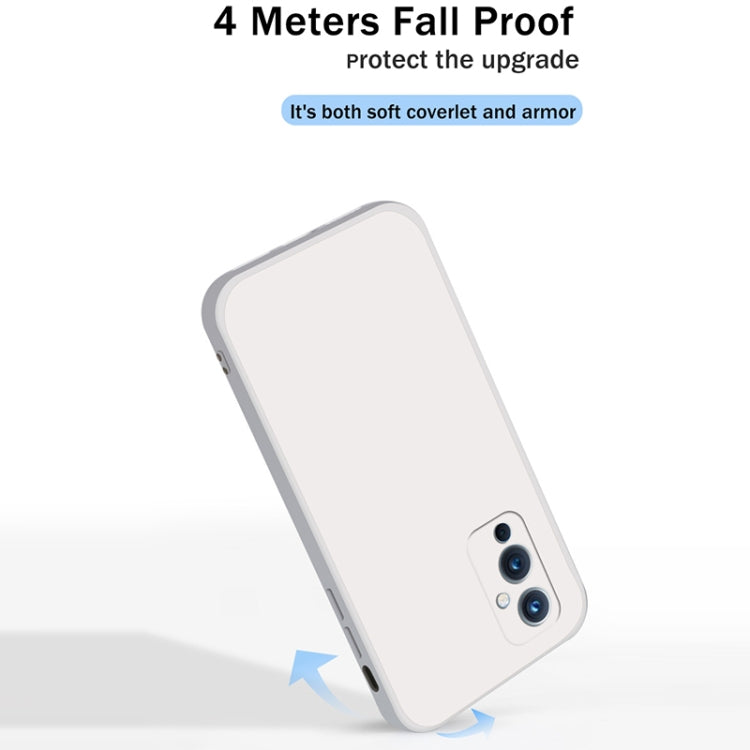 Solid Color Imitation Liquid Silicone Straight Edge Dropproof Full Coverage Protective Case, For OnePlus 9, For OnePlus 9 Pro