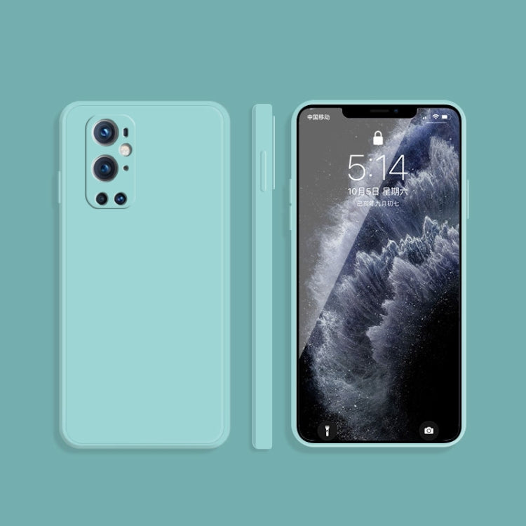 Solid Color Imitation Liquid Silicone Straight Edge Dropproof Full Coverage Protective Case, For OnePlus 9, For OnePlus 9 Pro