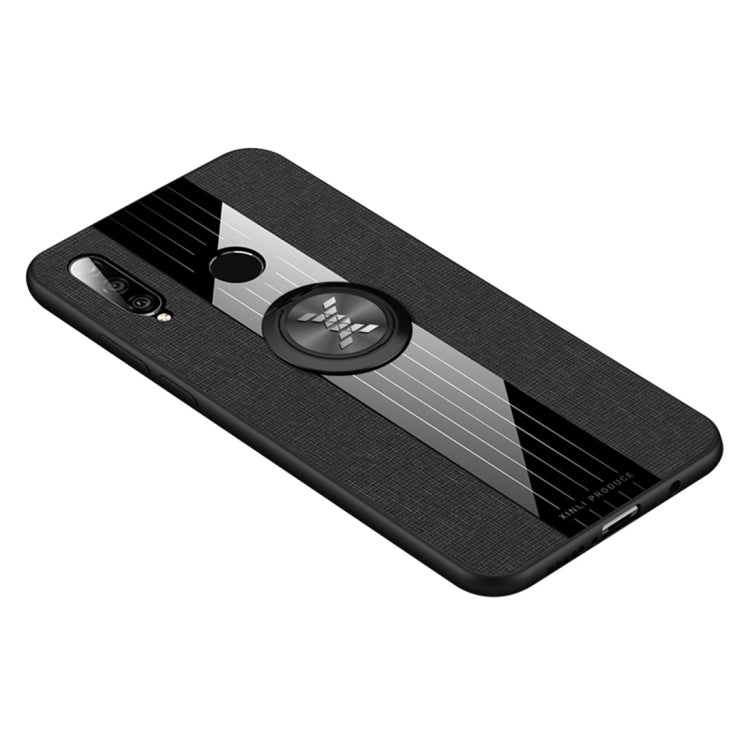 XINLI Stitching Cloth Textue Shockproof TPU Protective Case with Ring Holder, For Huawei P30 Lite, For Huawei P30 Pro, For Huawei Mate 20 Pro