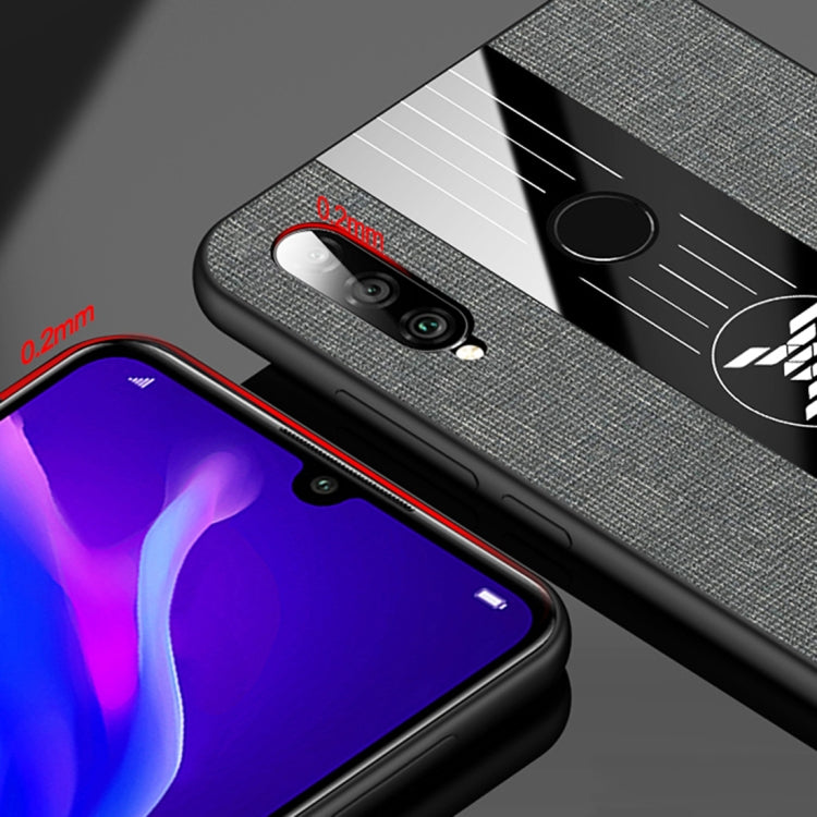 XINLI Stitching Cloth Textue Shockproof TPU Protective Case with Ring Holder, For Huawei P30 Lite, For Huawei P30 Pro, For Huawei Mate 20 Pro