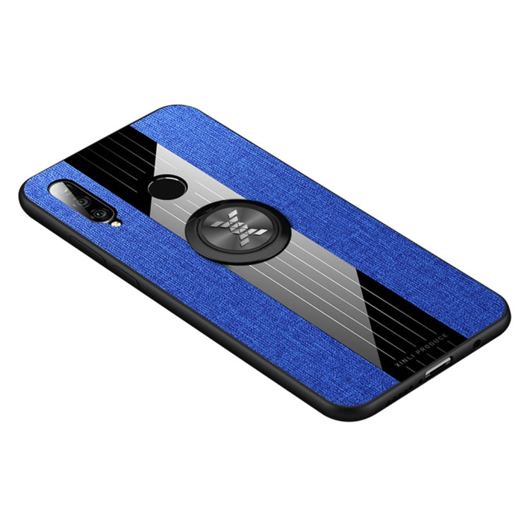XINLI Stitching Cloth Textue Shockproof TPU Protective Case with Ring Holder, For Huawei P30 Lite, For Huawei P30 Pro, For Huawei Mate 20 Pro