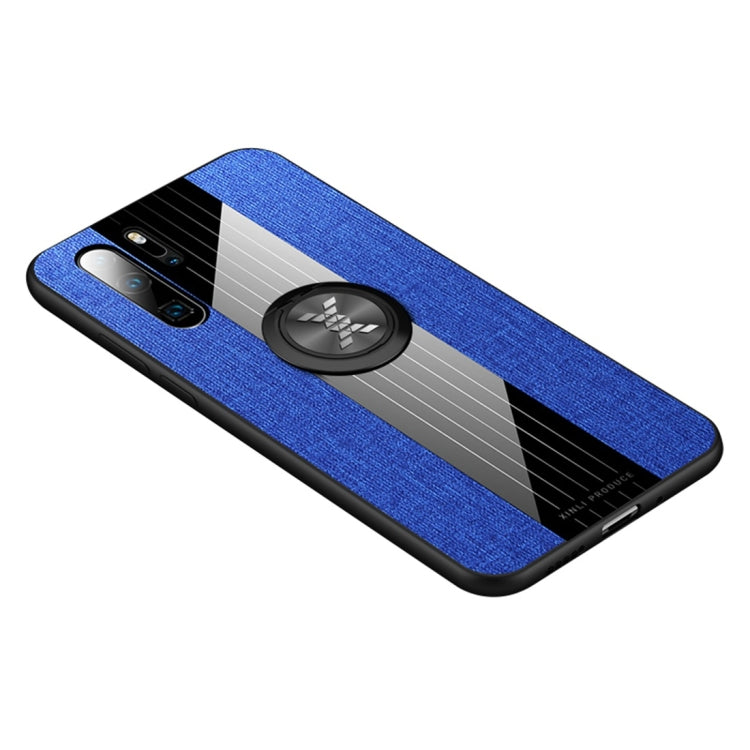 XINLI Stitching Cloth Textue Shockproof TPU Protective Case with Ring Holder, For Huawei P30 Lite, For Huawei P30 Pro, For Huawei Mate 20 Pro