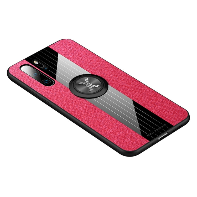 XINLI Stitching Cloth Textue Shockproof TPU Protective Case with Ring Holder, For Huawei P30 Lite, For Huawei P30 Pro, For Huawei Mate 20 Pro
