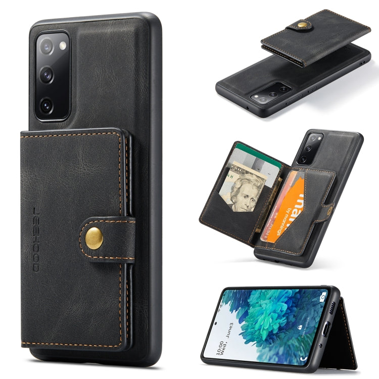 JEEHOOD Retro Magnetic Detachable Protective Case with Wallet & Card Slot & Holder, For Samsung Galaxy A32 5G, For Samsung Galaxy S20 FE, For Samsung Galaxy S20, For Samsung Galaxy S20+, For Samsung Galaxy S20 Ultra 5G, For Samsung Galaxy Note20 Ultra ...