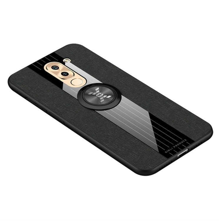 XINLI Stitching Cloth Textue Shockproof TPU Protective Case with Ring Holder, For Huawei Enjoy 8 Plus, For Huawei Enjoy 9, For Huawei Enjoy 9e, For Huawei Enjoy 9 Plus, For Huawei Enjoy 9s, For Huawei Maimang 5, For Huawei Maimang 6                    ...