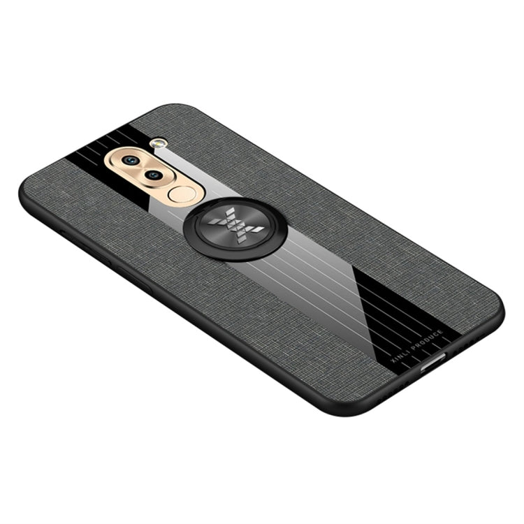 XINLI Stitching Cloth Textue Shockproof TPU Protective Case with Ring Holder, For Huawei Enjoy 8 Plus, For Huawei Enjoy 9, For Huawei Enjoy 9e, For Huawei Enjoy 9 Plus, For Huawei Enjoy 9s, For Huawei Maimang 5, For Huawei Maimang 6                    ...
