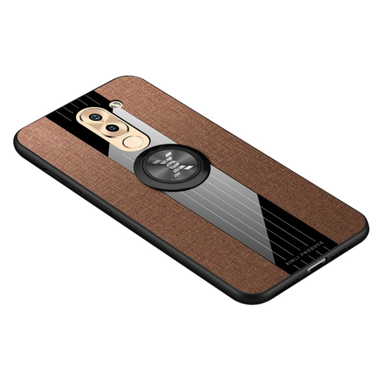 XINLI Stitching Cloth Textue Shockproof TPU Protective Case with Ring Holder, For Huawei Enjoy 8 Plus, For Huawei Enjoy 9, For Huawei Enjoy 9e, For Huawei Enjoy 9 Plus, For Huawei Enjoy 9s, For Huawei Maimang 5, For Huawei Maimang 6                    ...