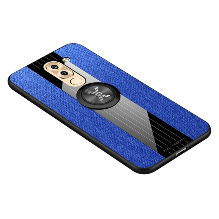 XINLI Stitching Cloth Textue Shockproof TPU Protective Case with Ring Holder, For Huawei Enjoy 8 Plus, For Huawei Enjoy 9, For Huawei Enjoy 9e, For Huawei Enjoy 9 Plus, For Huawei Enjoy 9s, For Huawei Maimang 5, For Huawei Maimang 6                    ...