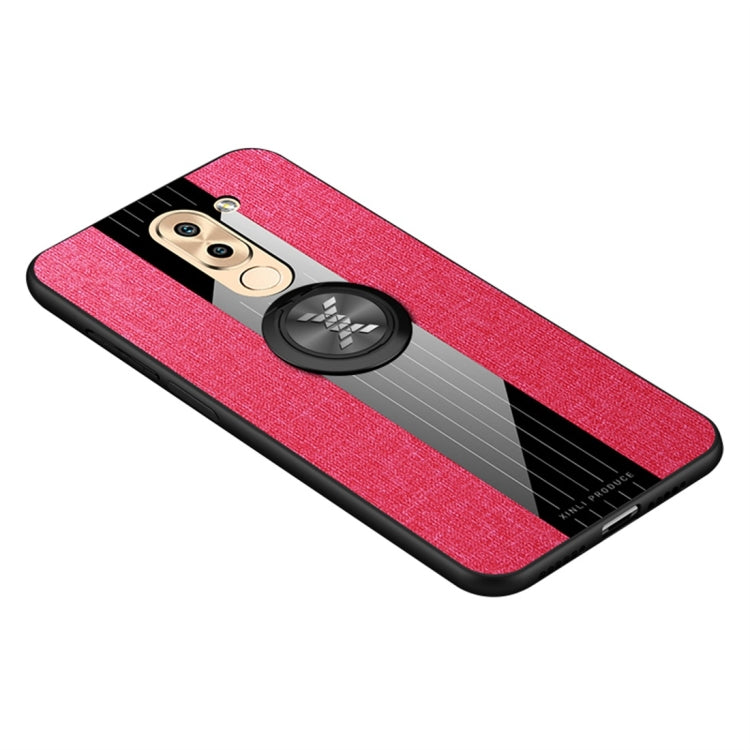 XINLI Stitching Cloth Textue Shockproof TPU Protective Case with Ring Holder, For Huawei Enjoy 8 Plus, For Huawei Enjoy 9, For Huawei Enjoy 9e, For Huawei Enjoy 9 Plus, For Huawei Enjoy 9s, For Huawei Maimang 5, For Huawei Maimang 6                    ...