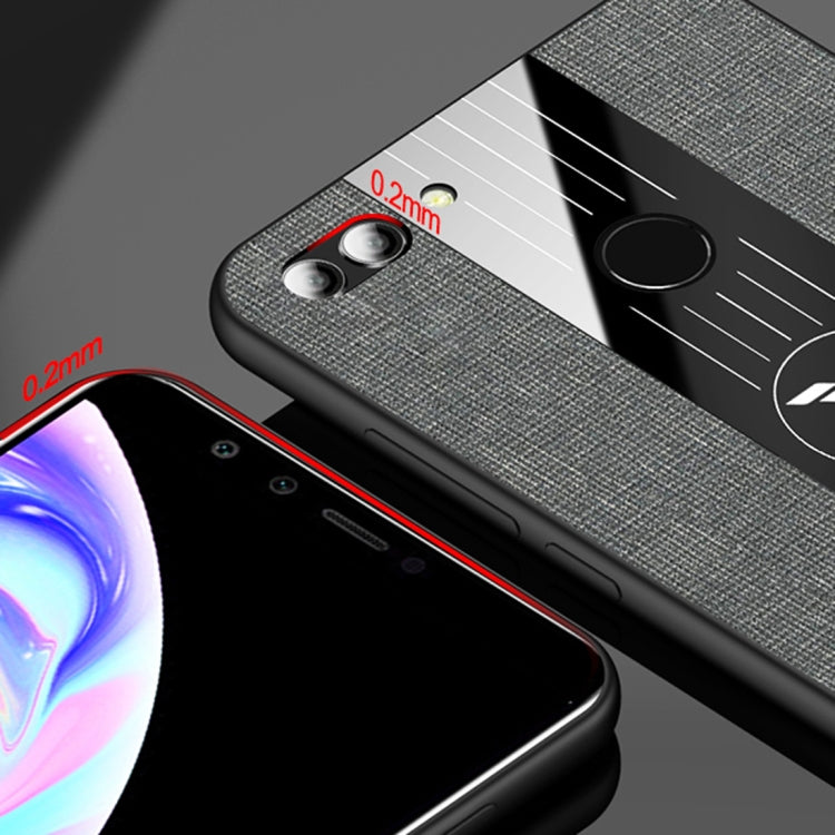 XINLI Stitching Cloth Textue Shockproof TPU Protective Case with Ring Holder, For Huawei Enjoy 8 Plus, For Huawei Enjoy 9, For Huawei Enjoy 9e, For Huawei Enjoy 9 Plus, For Huawei Enjoy 9s, For Huawei Maimang 5, For Huawei Maimang 6                    ...
