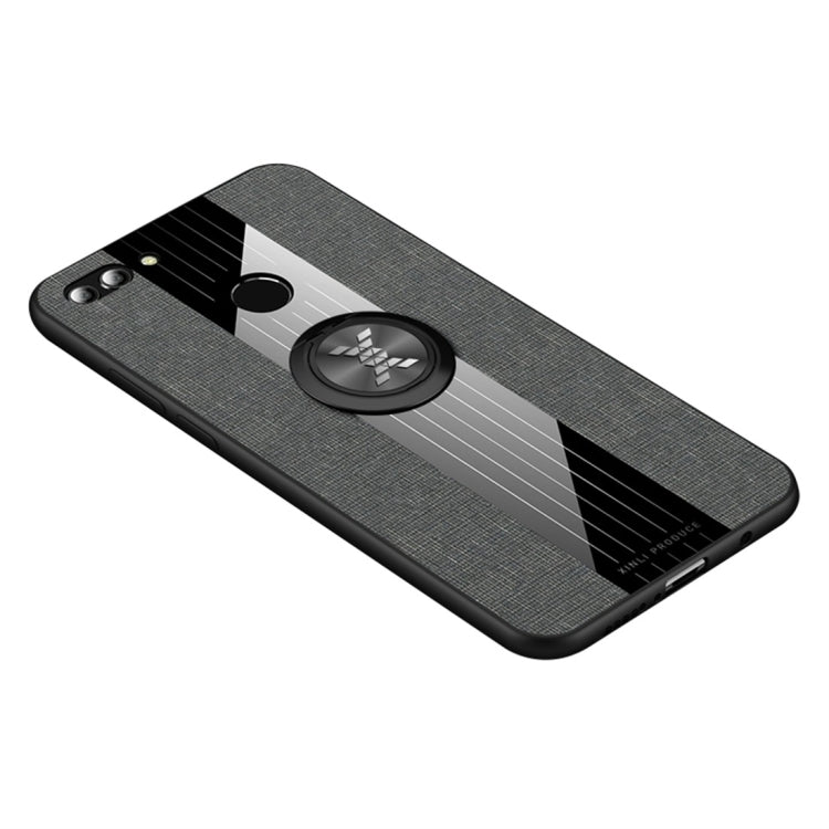 XINLI Stitching Cloth Textue Shockproof TPU Protective Case with Ring Holder, For Huawei Enjoy 8 Plus, For Huawei Enjoy 9, For Huawei Enjoy 9e, For Huawei Enjoy 9 Plus, For Huawei Enjoy 9s, For Huawei Maimang 5, For Huawei Maimang 6                    ...