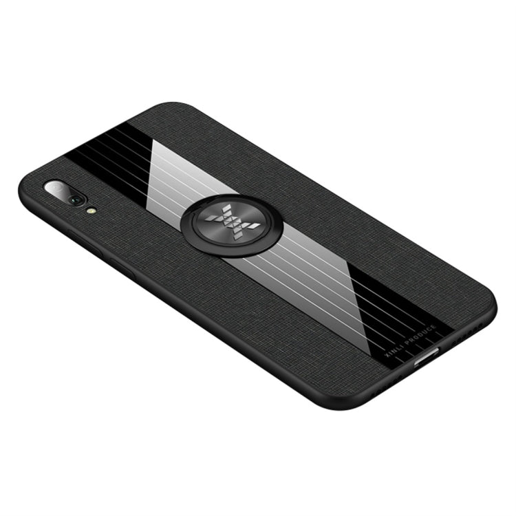 XINLI Stitching Cloth Textue Shockproof TPU Protective Case with Ring Holder, For Huawei Enjoy 8 Plus, For Huawei Enjoy 9, For Huawei Enjoy 9e, For Huawei Enjoy 9 Plus, For Huawei Enjoy 9s, For Huawei Maimang 5, For Huawei Maimang 6                    ...