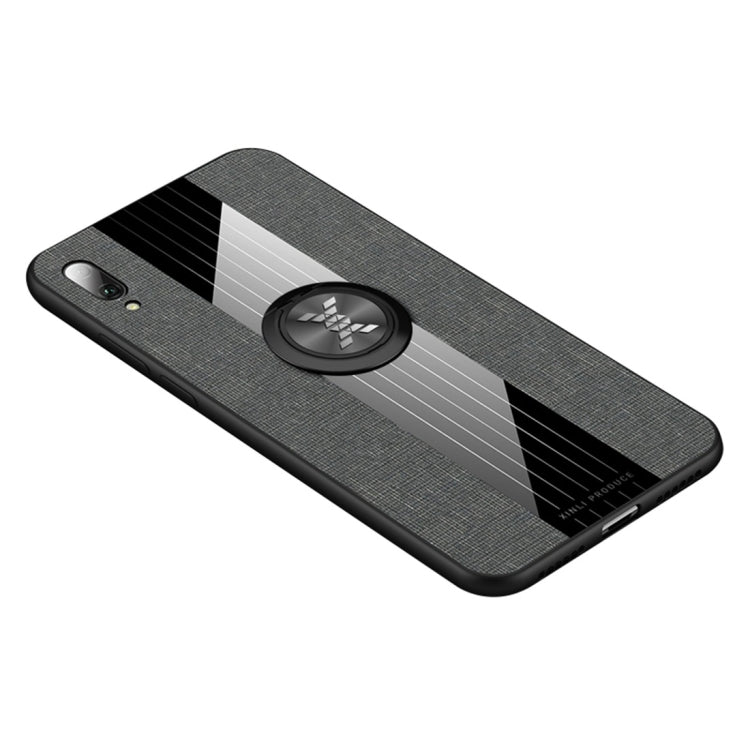 XINLI Stitching Cloth Textue Shockproof TPU Protective Case with Ring Holder, For Huawei Enjoy 8 Plus, For Huawei Enjoy 9, For Huawei Enjoy 9e, For Huawei Enjoy 9 Plus, For Huawei Enjoy 9s, For Huawei Maimang 5, For Huawei Maimang 6                    ...