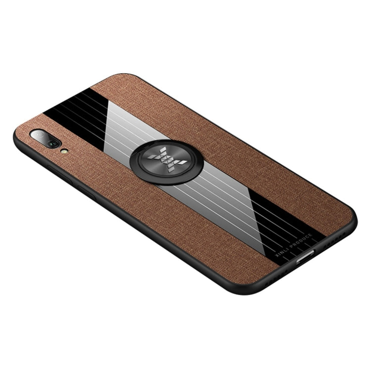 XINLI Stitching Cloth Textue Shockproof TPU Protective Case with Ring Holder, For Huawei Enjoy 8 Plus, For Huawei Enjoy 9, For Huawei Enjoy 9e, For Huawei Enjoy 9 Plus, For Huawei Enjoy 9s, For Huawei Maimang 5, For Huawei Maimang 6                    ...