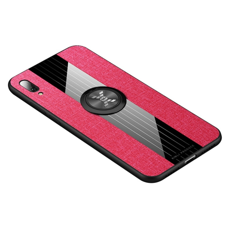 XINLI Stitching Cloth Textue Shockproof TPU Protective Case with Ring Holder, For Huawei Enjoy 8 Plus, For Huawei Enjoy 9, For Huawei Enjoy 9e, For Huawei Enjoy 9 Plus, For Huawei Enjoy 9s, For Huawei Maimang 5, For Huawei Maimang 6                    ...