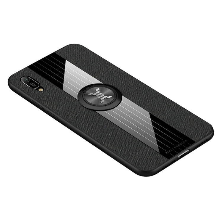 XINLI Stitching Cloth Textue Shockproof TPU Protective Case with Ring Holder, For Huawei Enjoy 8 Plus, For Huawei Enjoy 9, For Huawei Enjoy 9e, For Huawei Enjoy 9 Plus, For Huawei Enjoy 9s, For Huawei Maimang 5, For Huawei Maimang 6                    ...