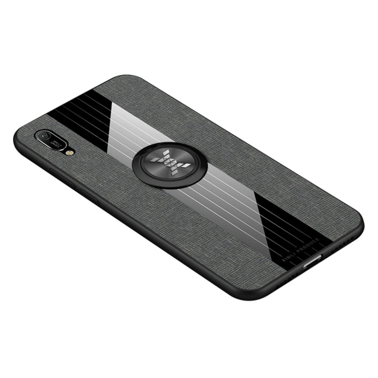 XINLI Stitching Cloth Textue Shockproof TPU Protective Case with Ring Holder, For Huawei Enjoy 8 Plus, For Huawei Enjoy 9, For Huawei Enjoy 9e, For Huawei Enjoy 9 Plus, For Huawei Enjoy 9s, For Huawei Maimang 5, For Huawei Maimang 6                    ...