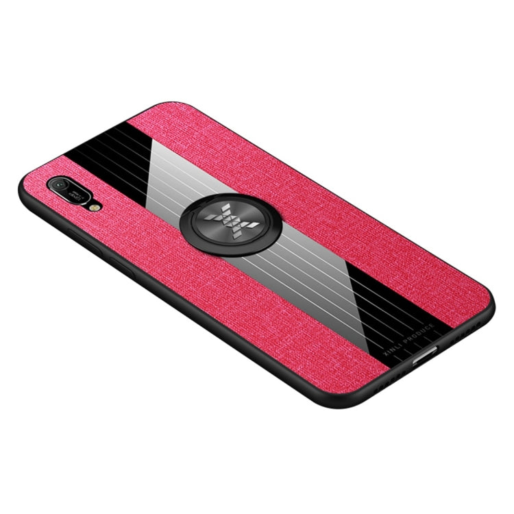 XINLI Stitching Cloth Textue Shockproof TPU Protective Case with Ring Holder, For Huawei Enjoy 8 Plus, For Huawei Enjoy 9, For Huawei Enjoy 9e, For Huawei Enjoy 9 Plus, For Huawei Enjoy 9s, For Huawei Maimang 5, For Huawei Maimang 6                    ...