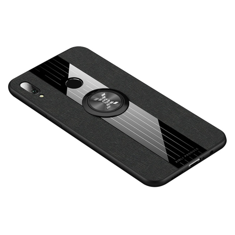 XINLI Stitching Cloth Textue Shockproof TPU Protective Case with Ring Holder, For Huawei Enjoy 8 Plus, For Huawei Enjoy 9, For Huawei Enjoy 9e, For Huawei Enjoy 9 Plus, For Huawei Enjoy 9s, For Huawei Maimang 5, For Huawei Maimang 6                    ...