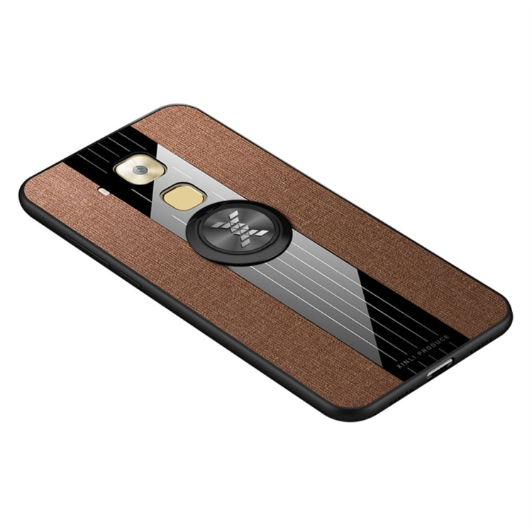 XINLI Stitching Cloth Textue Shockproof TPU Protective Case with Ring Holder, For Huawei Enjoy 8 Plus, For Huawei Enjoy 9, For Huawei Enjoy 9e, For Huawei Enjoy 9 Plus, For Huawei Enjoy 9s, For Huawei Maimang 5, For Huawei Maimang 6                    ...
