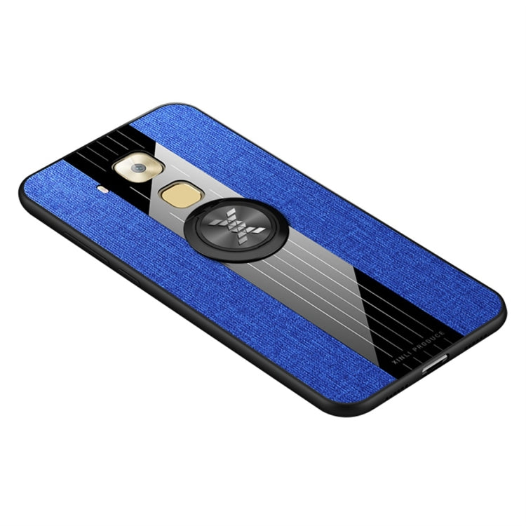 XINLI Stitching Cloth Textue Shockproof TPU Protective Case with Ring Holder, For Huawei Enjoy 8 Plus, For Huawei Enjoy 9, For Huawei Enjoy 9e, For Huawei Enjoy 9 Plus, For Huawei Enjoy 9s, For Huawei Maimang 5, For Huawei Maimang 6                    ...