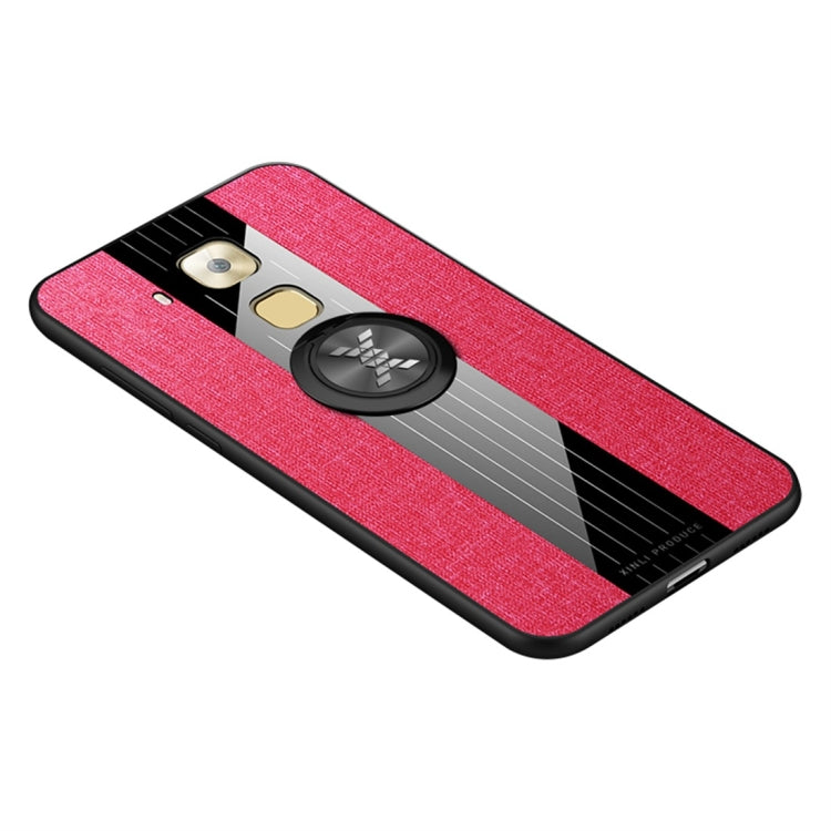 XINLI Stitching Cloth Textue Shockproof TPU Protective Case with Ring Holder, For Huawei Enjoy 8 Plus, For Huawei Enjoy 9, For Huawei Enjoy 9e, For Huawei Enjoy 9 Plus, For Huawei Enjoy 9s, For Huawei Maimang 5, For Huawei Maimang 6                    ...