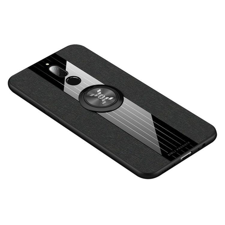 XINLI Stitching Cloth Textue Shockproof TPU Protective Case with Ring Holder, For Huawei Enjoy 8 Plus, For Huawei Enjoy 9, For Huawei Enjoy 9e, For Huawei Enjoy 9 Plus, For Huawei Enjoy 9s, For Huawei Maimang 5, For Huawei Maimang 6                    ...