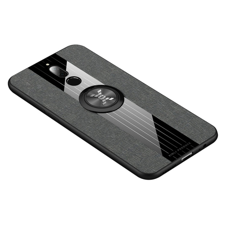 XINLI Stitching Cloth Textue Shockproof TPU Protective Case with Ring Holder, For Huawei Enjoy 8 Plus, For Huawei Enjoy 9, For Huawei Enjoy 9e, For Huawei Enjoy 9 Plus, For Huawei Enjoy 9s, For Huawei Maimang 5, For Huawei Maimang 6                    ...
