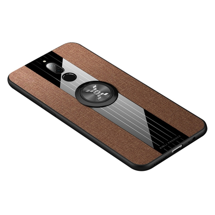 XINLI Stitching Cloth Textue Shockproof TPU Protective Case with Ring Holder, For Huawei Enjoy 8 Plus, For Huawei Enjoy 9, For Huawei Enjoy 9e, For Huawei Enjoy 9 Plus, For Huawei Enjoy 9s, For Huawei Maimang 5, For Huawei Maimang 6                    ...