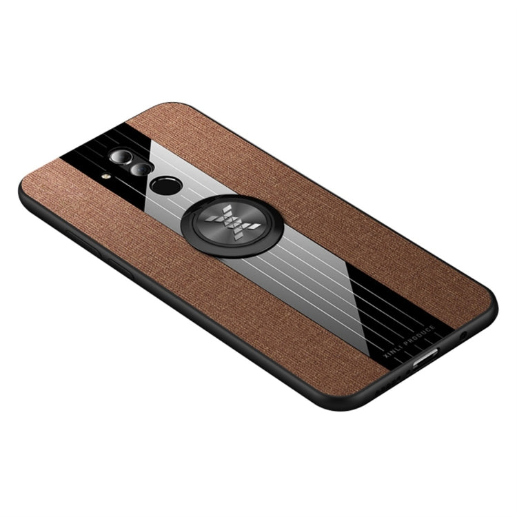 XINLI Stitching Cloth Textue Shockproof TPU Protective Case with Ring Holder, For Huawei Enjoy 8 Plus, For Huawei Enjoy 9, For Huawei Enjoy 9e, For Huawei Enjoy 9 Plus, For Huawei Enjoy 9s, For Huawei Maimang 5, For Huawei Maimang 6                    ...