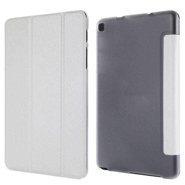 Silk Texture Three-fold Horizontal Flip Leather Case with Holder & Pen Slot, For Samsung Galaxy Tab A7 Lite 8.7 T220 / T225, For iPad Air 13 2025 / 2024 / iPad Pro 12.9 2022 / 2021, For iPad Pro 11 (2021)