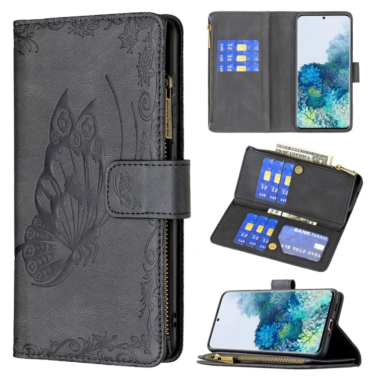 Flying Butterfly Embossing Pattern Zipper Horizontal Flip Leather Case with Holder & Card Slots & Wallet, For Samsung Galaxy A51 4G, For Samsung Galaxy A52 4G / 5G, For Samsung Galaxy A71 4G, For Samsung Galaxy A72 4G / 5G, For Samsung Galaxy S20      ...