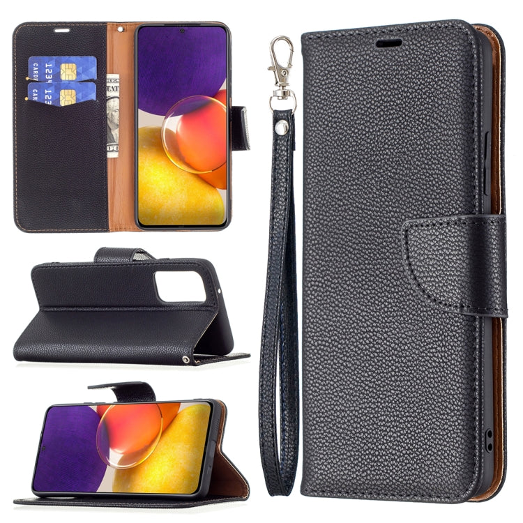 Litchi Texture Pure Color Horizontal Flip Leather Case with Holder & Card Slots & Wallet & Lanyard, For Samsung Galaxy A22 5G, For Samsung Galaxy A82 5G