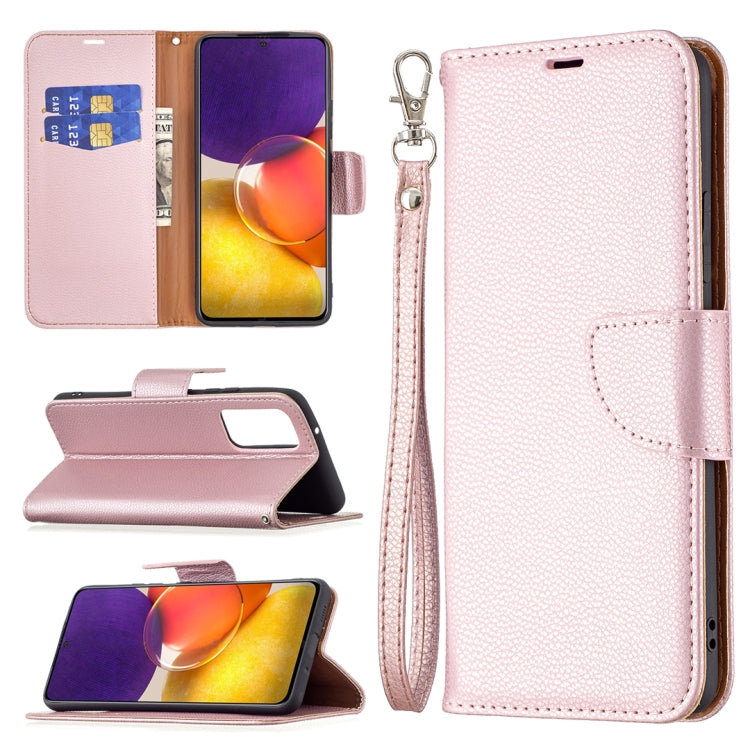 Litchi Texture Pure Color Horizontal Flip Leather Case with Holder & Card Slots & Wallet & Lanyard, For Samsung Galaxy A22 5G, For Samsung Galaxy A82 5G