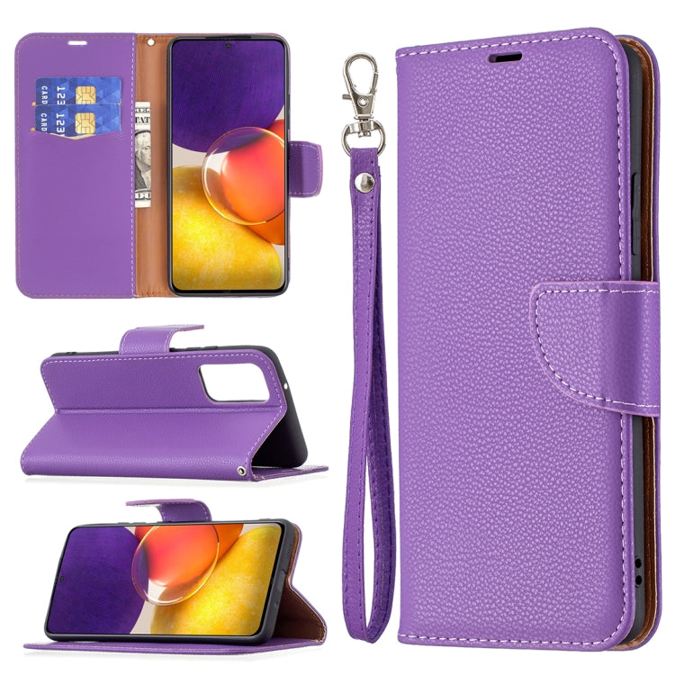 Litchi Texture Pure Color Horizontal Flip Leather Case with Holder & Card Slots & Wallet & Lanyard, For Samsung Galaxy A22 5G, For Samsung Galaxy A82 5G