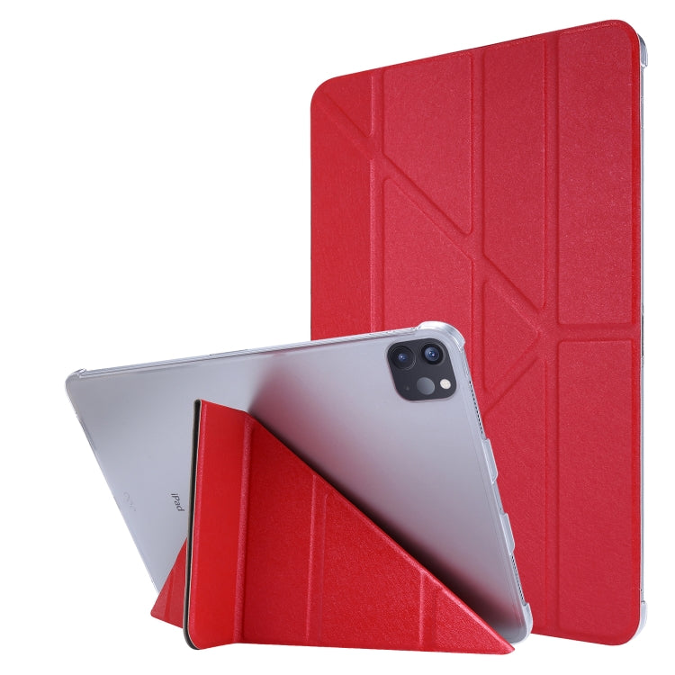 Silk Texture Horizontal Deformation Flip Leather Case with Holder, For iPad Air 13 2025 / 2024 / iPad Pro 12.9 2022 / 2021, For iPad Pro 11 2022 / 2021