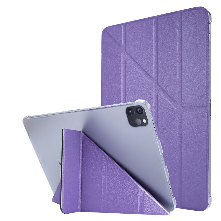 Silk Texture Horizontal Deformation Flip Leather Case with Holder, For iPad Air 13 2025 / 2024 / iPad Pro 12.9 2022 / 2021, For iPad Pro 11 2022 / 2021