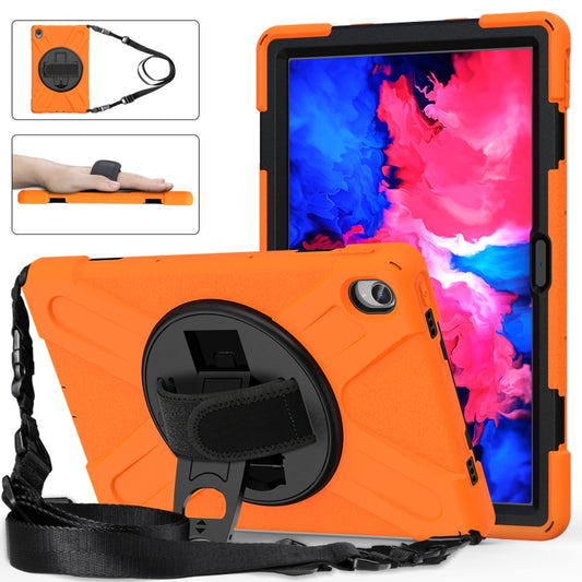 Shockproof Colorful Silicone + PC Protective Case with Holder & Hand Strap & Shoulder Strap, For Lenovo Tab P11 TB-J606F, For Lenovo Tab M10 Plus TB-X606F, For Amazon Kindle Fire HD10 2019, For Amazon Kindle Fire HD10 2019 / 2018 / 2017                ...