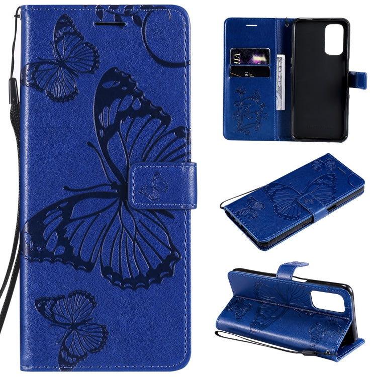 Pressed Printing Butterfly Pattern Horizontal Flip PU Leather Case with Holder & Card Slots & Wallet & Lanyard, For LG Stylo 7 5G / 4G, For OPPO A74 4G / F19 4G, For OPPO A94 5G / F19 Pro / Reno 5F, For OPPO A93 5G / A74 5G                             ...